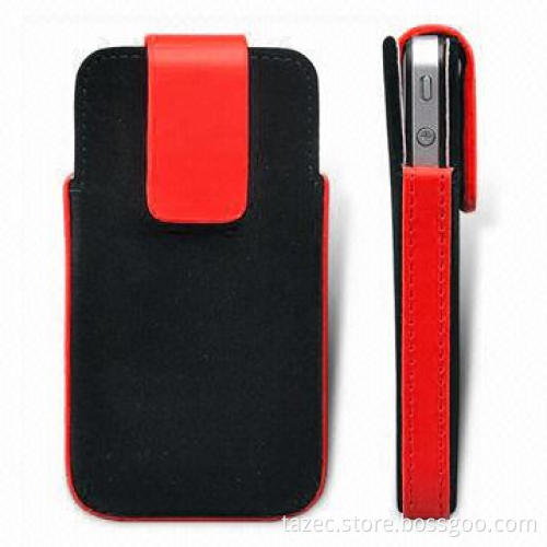 Mobile Phone Cases for Apple's iPhone 4, Made of PU or Leather Material